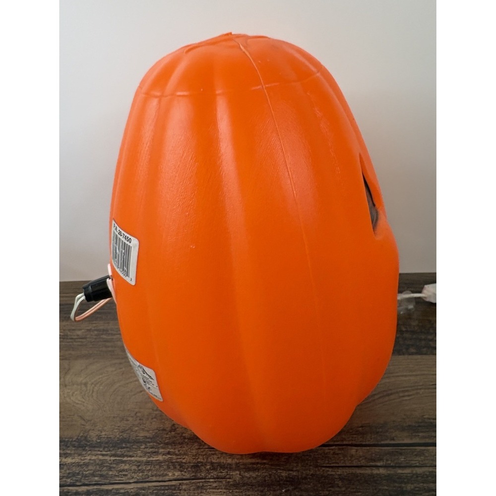 Vintage Empire 12" Halloween Jack O Lantern Pumpkin Blow Mold Lighted USA - Picture 3 of 8